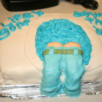 Life Flushed Down The Toilet My very first fondant cake.