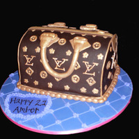 Purse Cake I was excited to get to make Amber's 21st Birthday cake. It was a great challenge and a great experience to take on her Louis Vuitton...