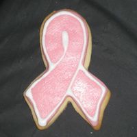 Breast Cancer Awareness Cookies I made a huge batch of these cookies to help a friend raise money for The Weekend to End Breast Cancer. They are NFSC with Rolled...