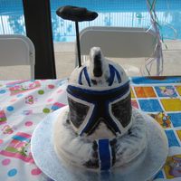 Clone Wars General Rex I made this cake for my son's 8th Birthday. It is General Rex of the Clone Wars from Star Wars. He was very happy with it! The cake is...