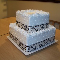 Black & White Whip Bettercream & Ribbon