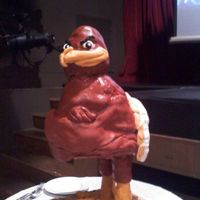 Hokie Bird! =) virginia tech's mascot, the hokie bird =) was very very thankful the cake didn't collapse.. but i did have problems with the...