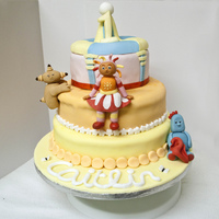 In The Night Garden For wee Caitlin who loves the TV show In the Night Garden. She was all smiles when she saw this cake so I guess that's a good sign of...