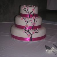 Apple Blossom Wedding Cake 