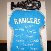 Parkers_Birthday_Cake.jpg This was very fun to make. I didn't have a shirt pan, so I made a pattern out of a cake board. It all most was a disaster. The cake...