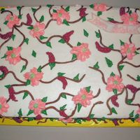 Birthday Cake For My Sis And Me March 09 I got this idea from a DVD I bought online. Very fun cake, and very fast to put together. Rolled out some of my MMF like a banner and piped...