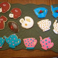 Just For Fun Cookies Was trying out some new cookie cutters. These were fun, but I don't think my best work. I accidently touched jersey before it dried...