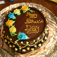 6Th Cake The Fathers Day Cake i like the top but not the sides, did strings for first time