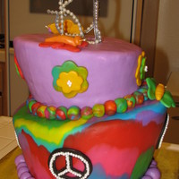 Groovy Cake This cake is for my niece's b-day. Thanks for looking