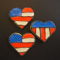Fourth Of July Cookies NFSC with Royal Icing. I had a lot of fun making these and I got a lot of ideas from different decorators here at CC. Thank you so much!...