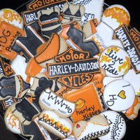 Harley Davidson Cookies 