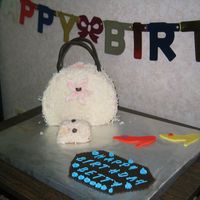 Coconut Handbag Cake Co-Workers Birthday