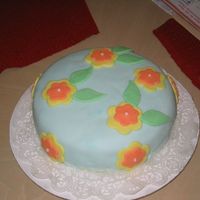 First Fondant Spring Cake