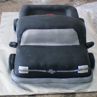 Truck Cake My first carved cake. OMG, so much harder than I thought. I looked at some pics up here and got inspired. Supposed to be a Chevy Silverado...