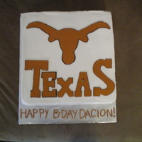 Longhorns This is a copy of someone else's cake, a friend found the pic and requested the exact same cake. Hope no one is offended! All...