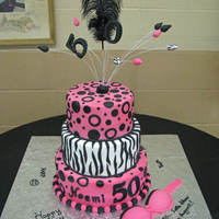 50Th Birthday - Show Some Support This was inspired by a cake that was decorated using the Cricut Cake. I did all of my decoration by hand, but used the Cricut expression to...