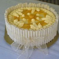 Mango Buttercream Cake This is for my mama. The funny this is everybody likes it except her because she doesn't like butter. :)