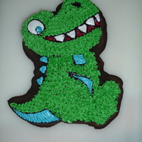 Dinosaur my son's 3rd birthday cake