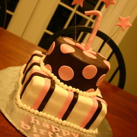 Brown And Pink 1St Birthday 