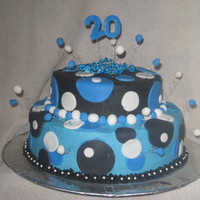 Black, Blue And White 