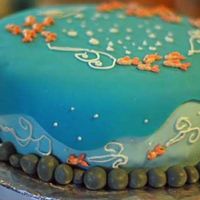 Fishy Cake This was my very first fondant cake. I went with a simple underwater theme that was fun to make and not too overwhelming. I liked it, my...