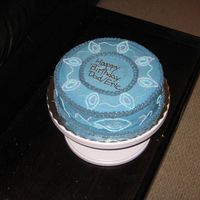 A Very Blue Birthday My only instructions for this cake were to make the base blue and go from there. It was for a dad and in the end I might have gone a bit...