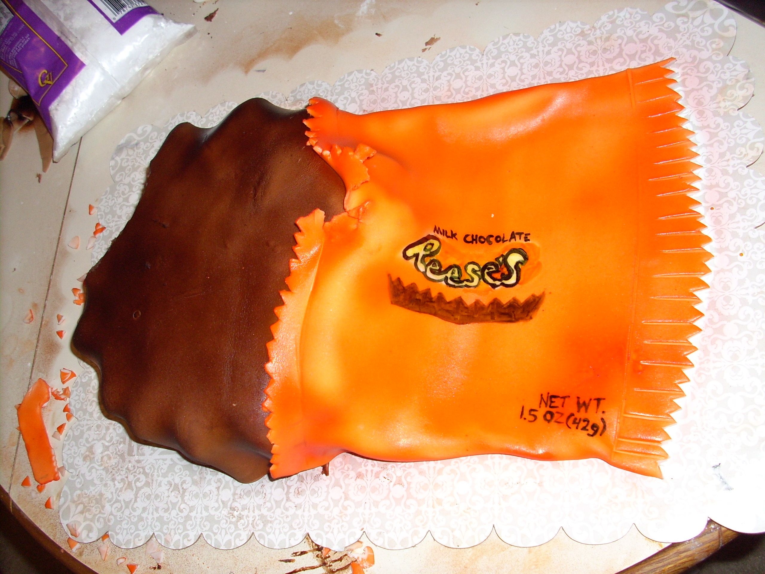 Reese's Cup Grooms Cake 