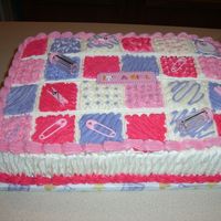 Baby Shower I was very pleased with the way this turned out. This is my first cake after all my clases have ended.