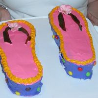 Flip Flop Cake This was my first attempt before I decided to take a class.