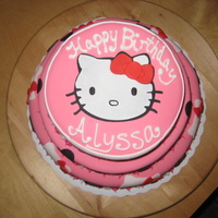 Hello Kitty Tiered Cake I had a lady ask me last minute to make this cake. It was lots of fun. I got to use my Cricut cake on it using the SCAL program. I'm...
