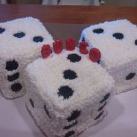 Bunco Cakes I made these for a friends bunco party