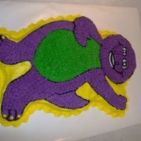 Barney-Big Purple Dinosaur Can't believe this big guy is still around! Wilton pan.