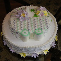 My Baby Shower This cake was for my own baby shower this past August, I did a simple cake as I had done several cakes that week and I was just plain...