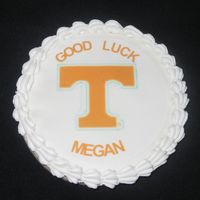 Tennessee Volunteers Back To School Cookie I made these cookies for a friend who has a daughter starting her first year at the University of Tennessee