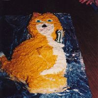 The Cat This cat was supposed to be a duplicate of a story book that she loved and it was her request to have a cake like the cat in her book. This...