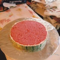 Watermelon Slice This is my first time to make one of these. I thought they looked fun. I had used Chocolate chips both mini and reg. size and they didn&#...