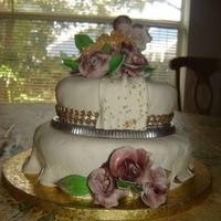 Ivory Fondant And Gumpaste Flowers 