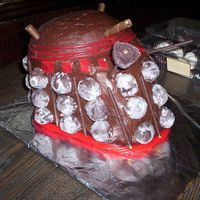 Dr. Who Dalek Cake This was constructed Feb '09 for my Science Fiction club's annual "Death By Chocolate" event. I decided to do a "...