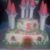 Princess Castle Cake 