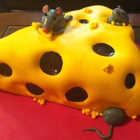Mouse Cheese Cake Fun cake that took no time at all.