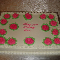 Dee's Birthday Cake. I MADE THIS CAKE FOR MY FRIEND DEE.