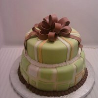 Modern Boy Baby Shower Cake 