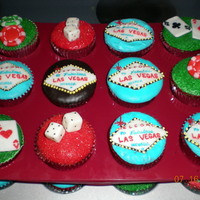 Vegas Cupcakes These were for my friend's wedding rehearsal dinner.