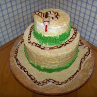 Snake Cake This was a cake for a good friend son's birthday. He loves snakes.