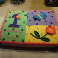 Haley's First Birthday Was given a photo of what they wanted. Had to add and change a few things but I (and they) were happy with the finished product!