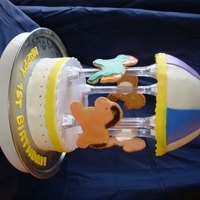 Caroseul Cakes Caroseul cake and smash cakes for twins' first birthday