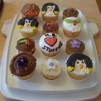 Cupcake Assortment I made an assortment of cupcakes for my niece who was turning 11. Lemon and orange cupcakes with vanilla & chocolate buttercream.