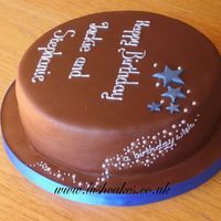 Chocolate Birthday Wish This was a chocolate mud cake with rich chocolate buttercream and covered in chocolate fondant. I really didn't want to give it to the...