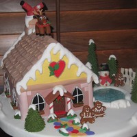 Fun Christmas Cake I made this cake for a friend who asked me to have a fun Crhistmas cake, that can be enjoyed by children. So I fully hand carved the...