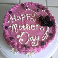 Mothers Day bc frosting chocolate cake